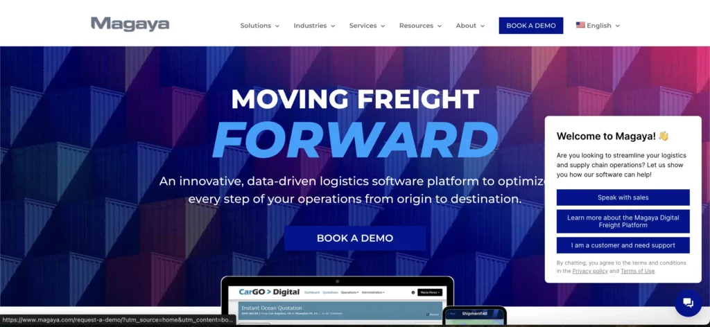 Magaya Ocean Freight Tracking