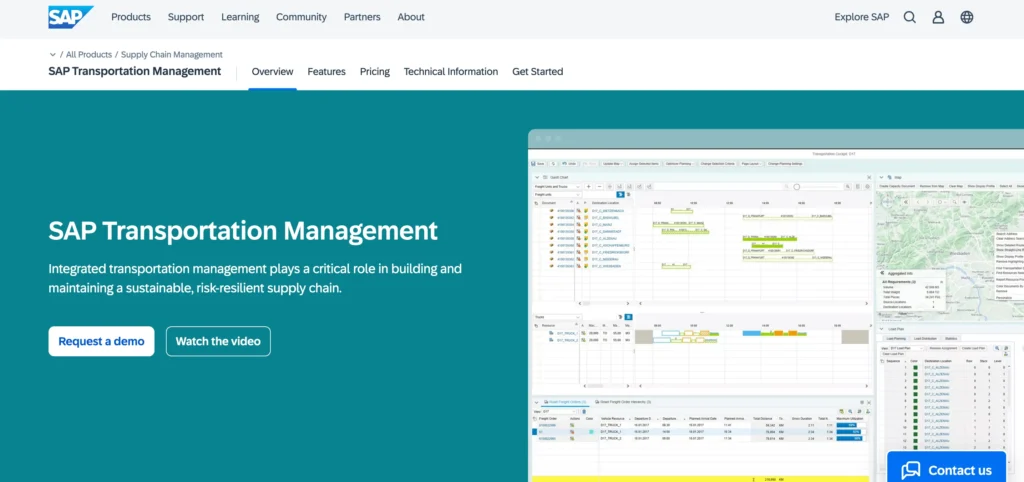 SAP Transportation Management TMS 