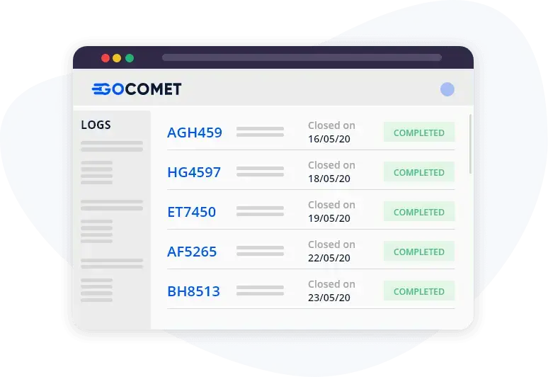 GoComet's freight quotation software for an audit ready and transparent procurement.